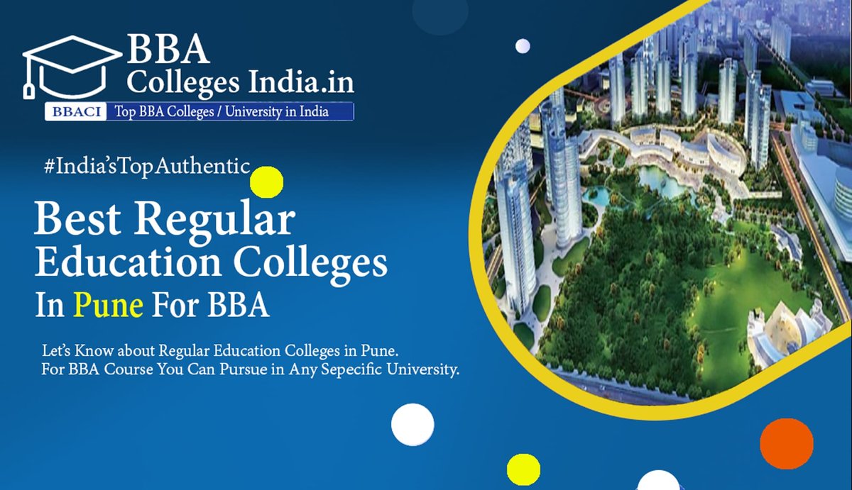 Regular BBA college in pune maharashtra india